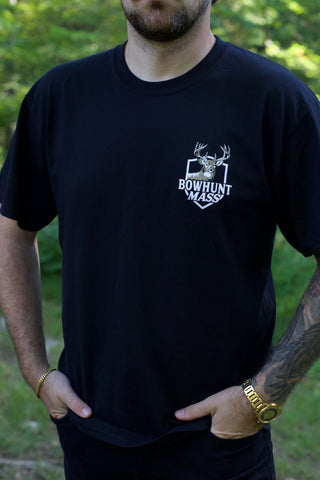 1) BowHuntMass Buck Tee